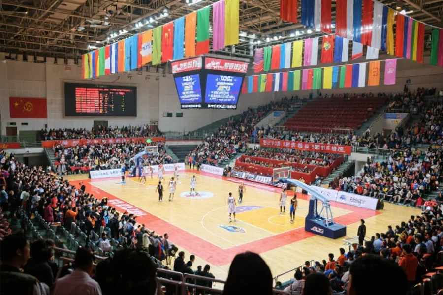 篮球赛精彩瞬间